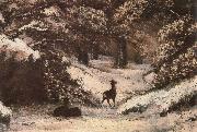 Gustave Courbet Deer oil painting picture wholesale